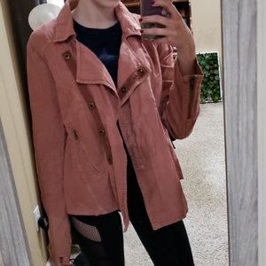 Free People Pink Jacket- Size Medium
